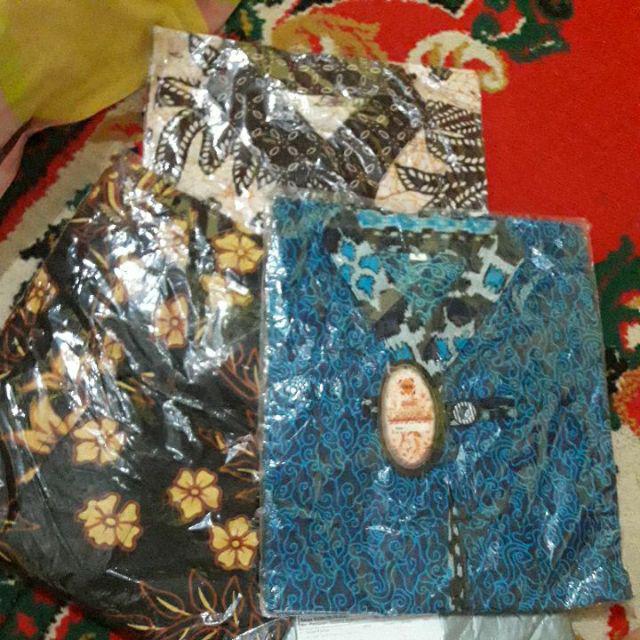 Bswart Batik Hrb026 Kenongo Hem Pendek Padi Pekalongan M L Xl Batik