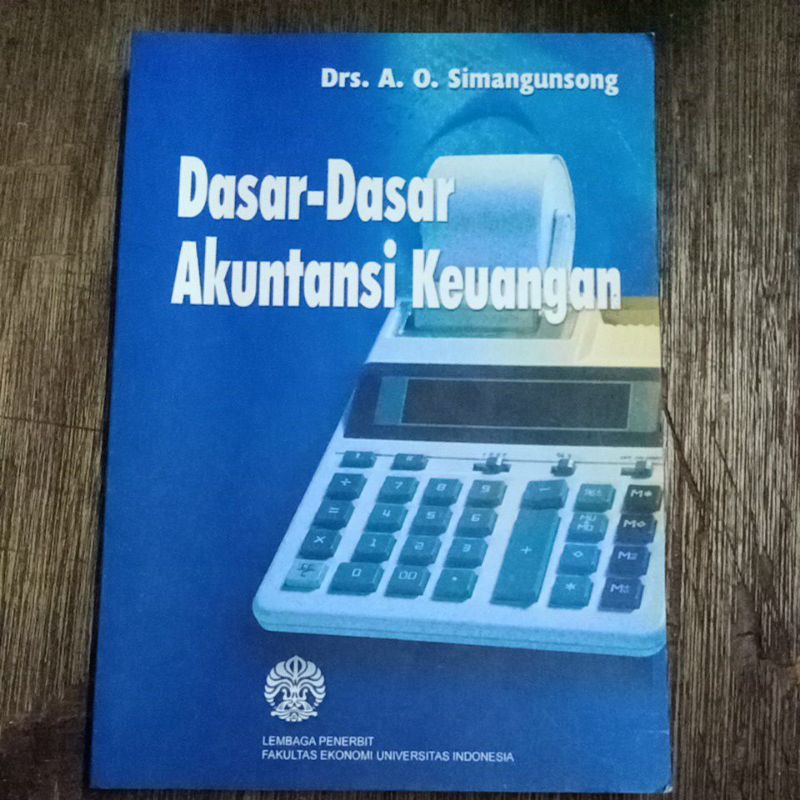 dasar dasar akuntansi keuangan dr a o Simangunsong