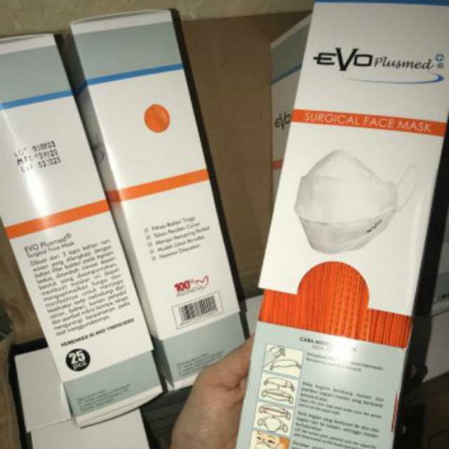 EVO plusmed surgical face mask ready masker evo surabaya