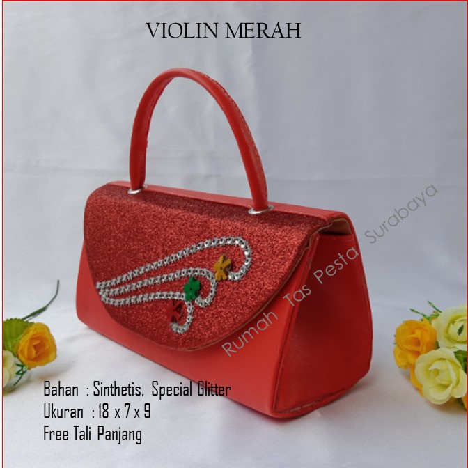 Tas Termurah,Tas Bagus,Tas Unik,VIOLIN MERAH