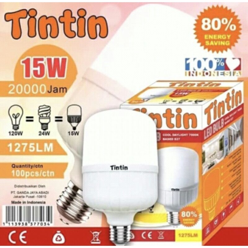 Led Tintin 15wat