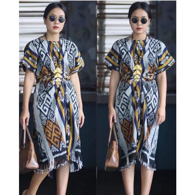 baju tenun modern - tunik tenun modern - dress tenun modern - dress tenun - baju tenun wanita - baju