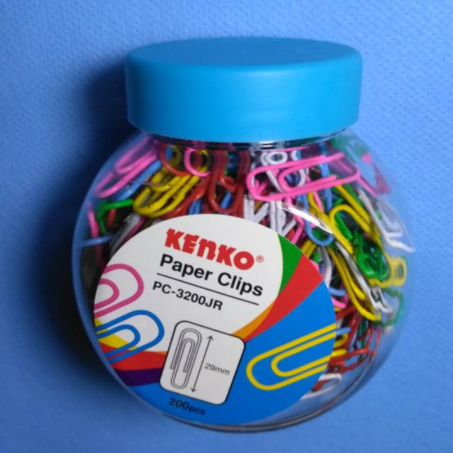 

Klip Penjepit Kertas Paper Clips Warna dan Push Pin Jarum Tekan Pines