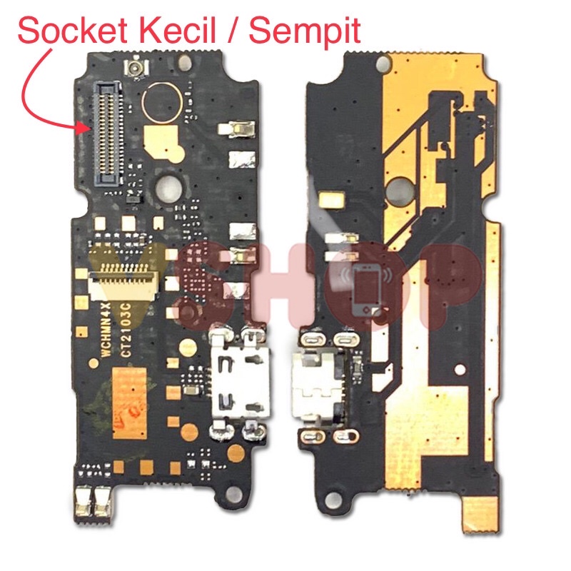 Flexibel Flexible Con TC Konektor Conektor Charger Xiaomi Redmi Note 4 Small Socket Kecil