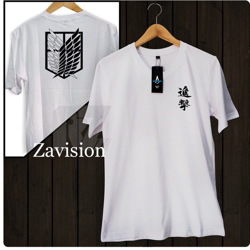 KAOS ANIME KAOS ATTACK ON TITAN DUAL KAOS DISTRO