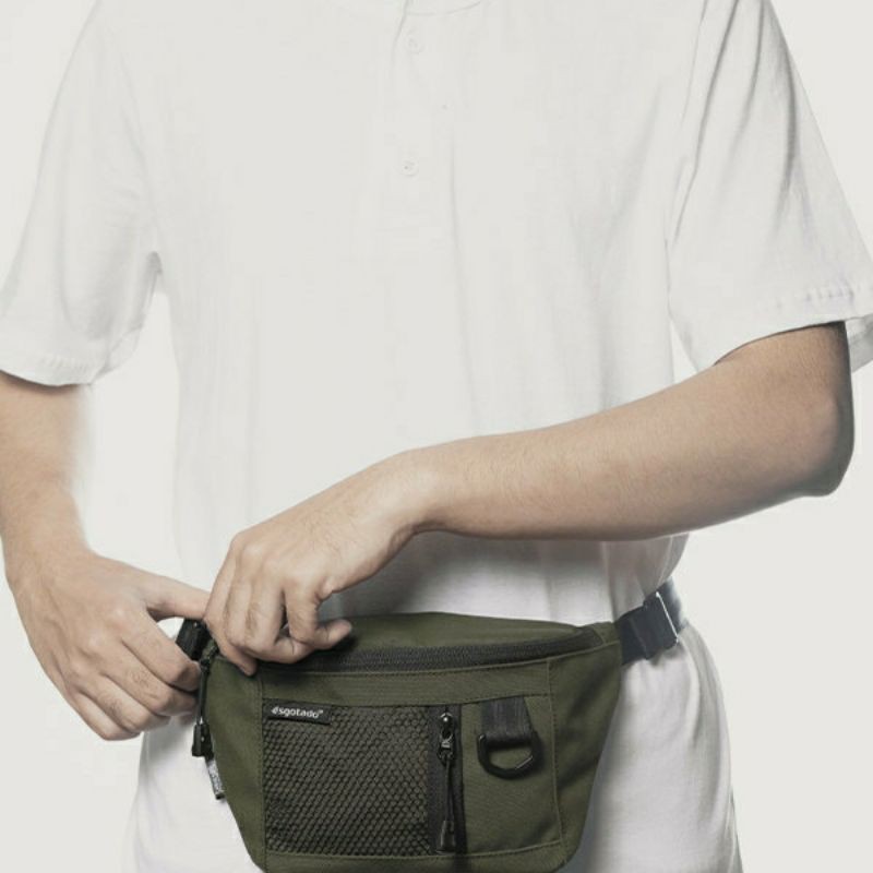 TAS PINGGANG/WAIST/TRAVEL BAG MERK ESGOTADO PRIA/WANITA With D-Ring