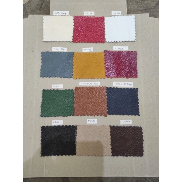 Sandal Slop Teplek Wanita Sendal Kokop Wanita Slop Cewek Kekinian Sandal Kulit Papirut Asli Garut-Warna lain