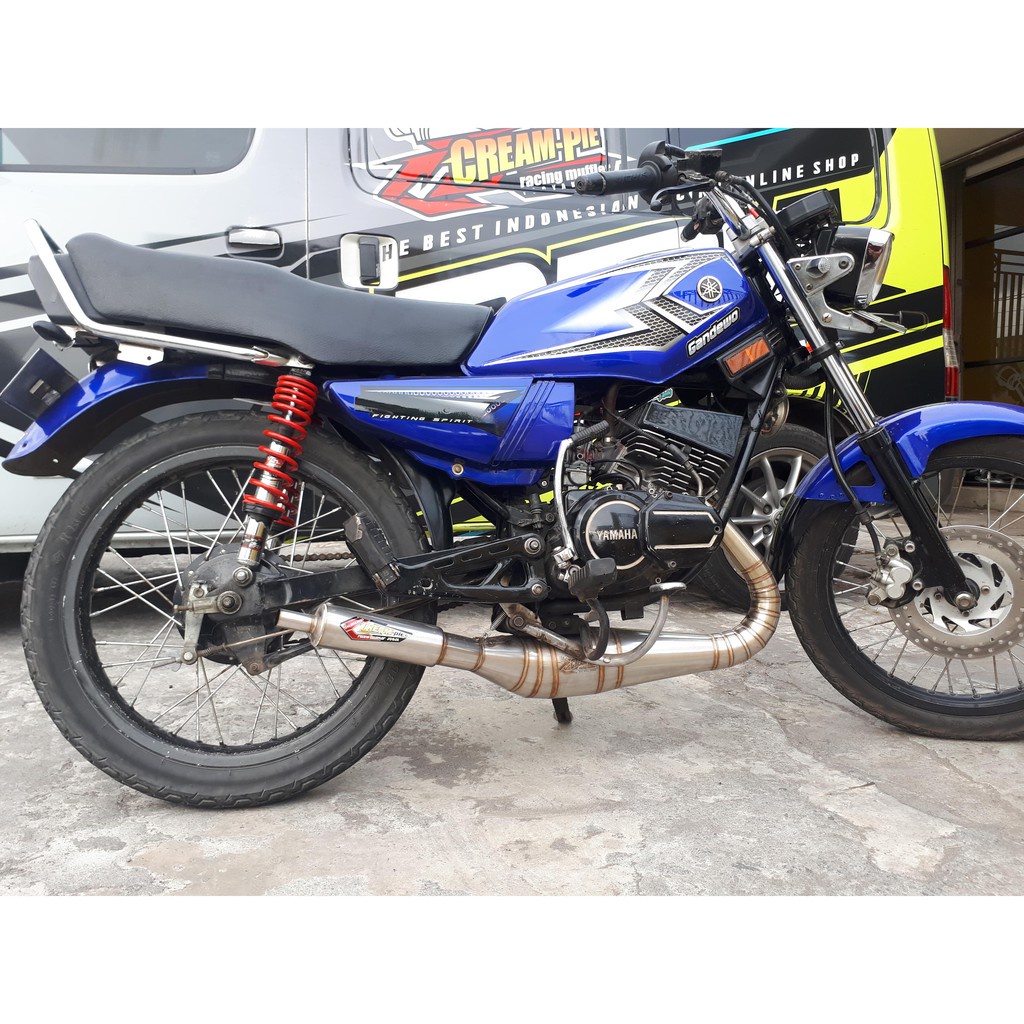 Knalpot Creampie Original RX King SP Stenlis