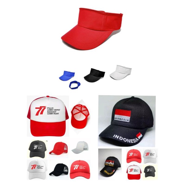 Topi Hut Ri Indonesia Topi kemerdekaan 78 Topi Merah Putih topi agustusan