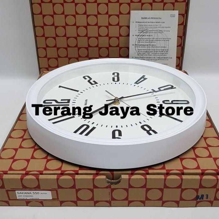 Jam dinding Sakana 550 Wall Clock Sakana 550 Jam Sakana 550 ORIGINAL