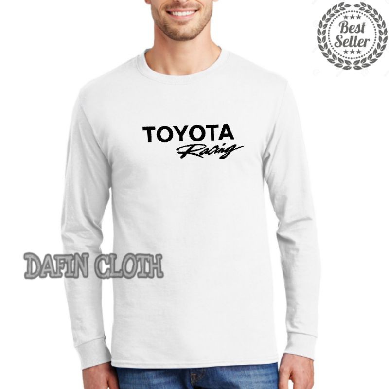 Tshirt Baju Kaos Pria Lengan Panjang Toyota Racing