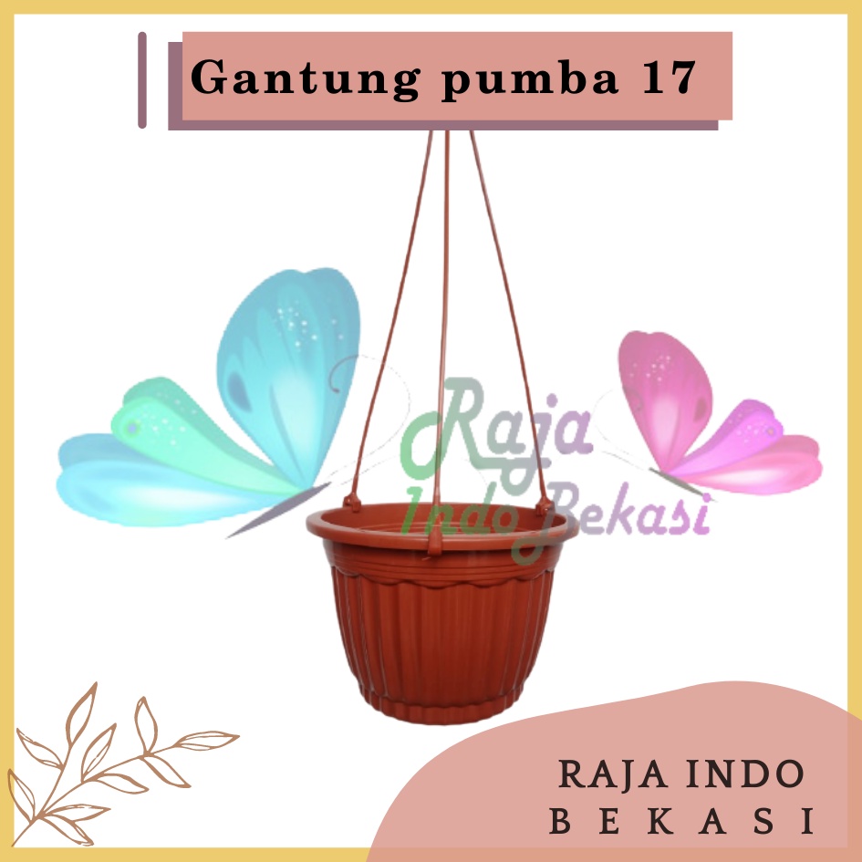 Pot Bunga Gantung Pumba 17 Coklat Merah Bata Pot Gantung Coklat Bagus Pot Gantung Plastik Murah Unik