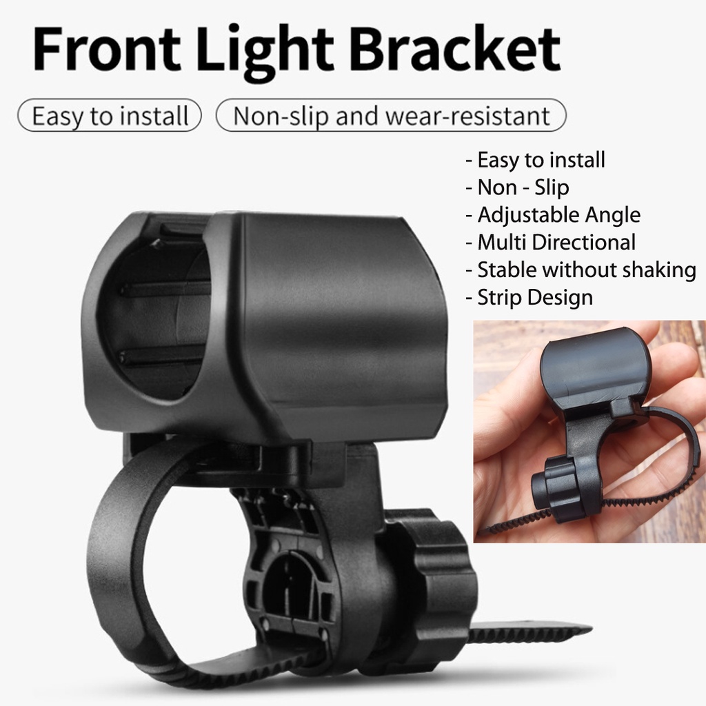 Penjepit senter sepeda kaki senter braket lampu sepeda dudukan lampu sepeda penjepit lampu