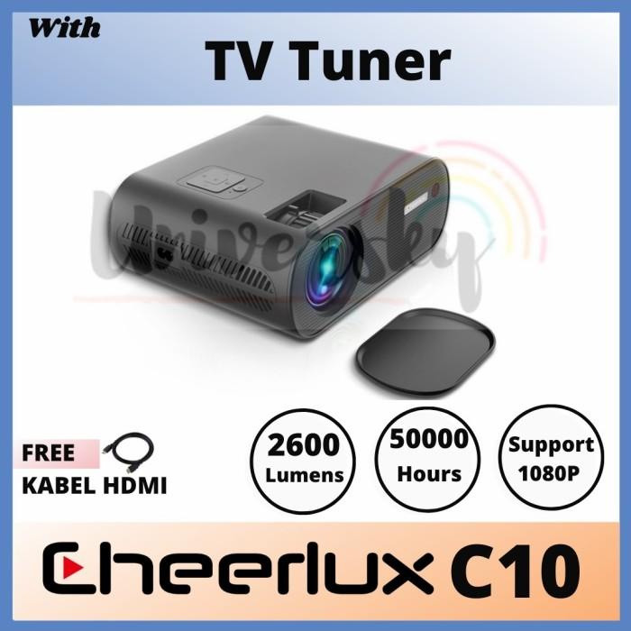 

Irled | Cheerlux C10 Tv Tuner - Mini Led Projector 2600 Lumens Support 1080P