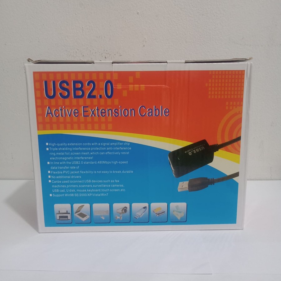 Kabel USB 2.0 Extension 20Meter