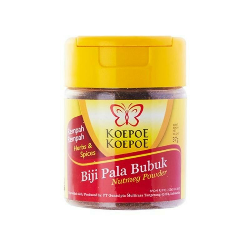 KOEPOE Biji Pala Bubuk 37 g Halal | Nutmeg Powder