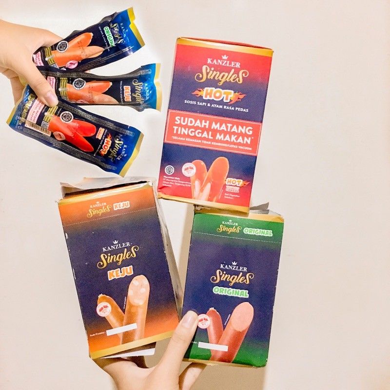 

1 DUS Sosis Kanzler isi 12 Hot Keju Original Mini