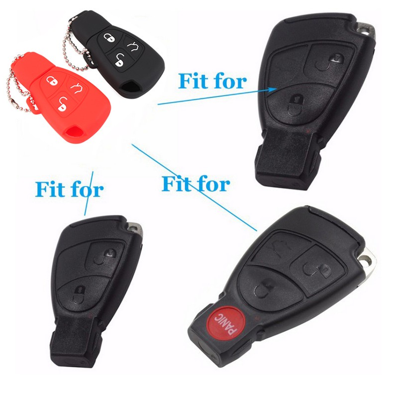 Kondom Kunci Silikon Remote Keyshirt Mercy Mercedes Benz B C E ML S CL