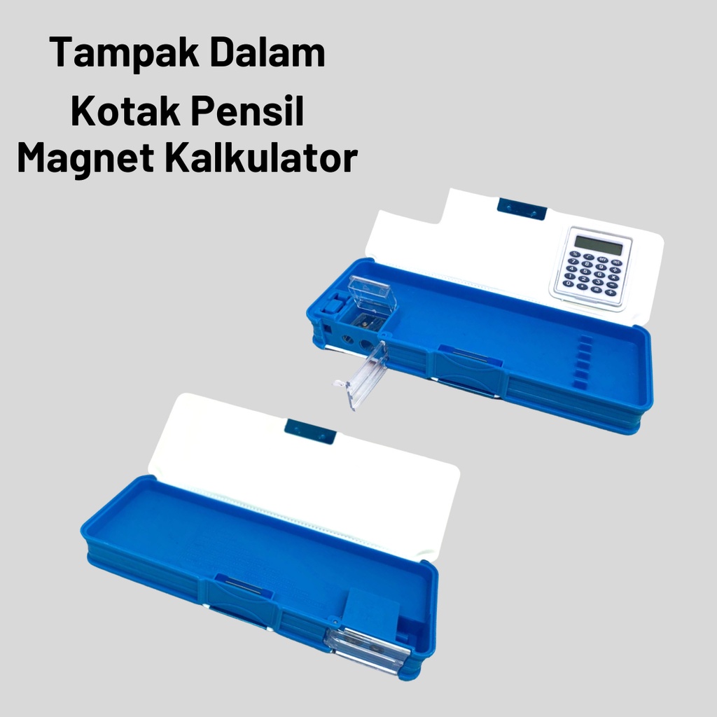 KOTAK PENSIL MAGNET + KALKULATOR MURAH KARAKTER ⬇️⬇️-2