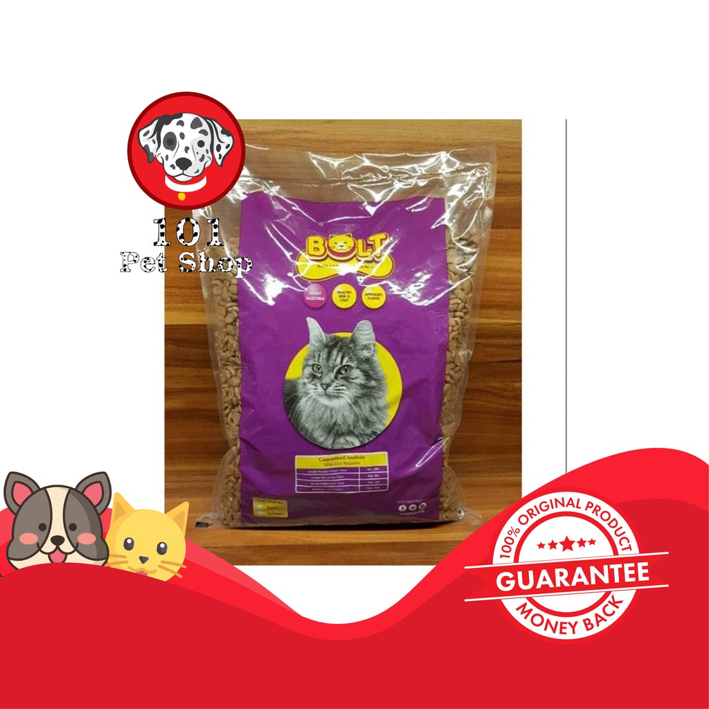 MAKANAN KUCING BOLT TUNA IKAN 1KG