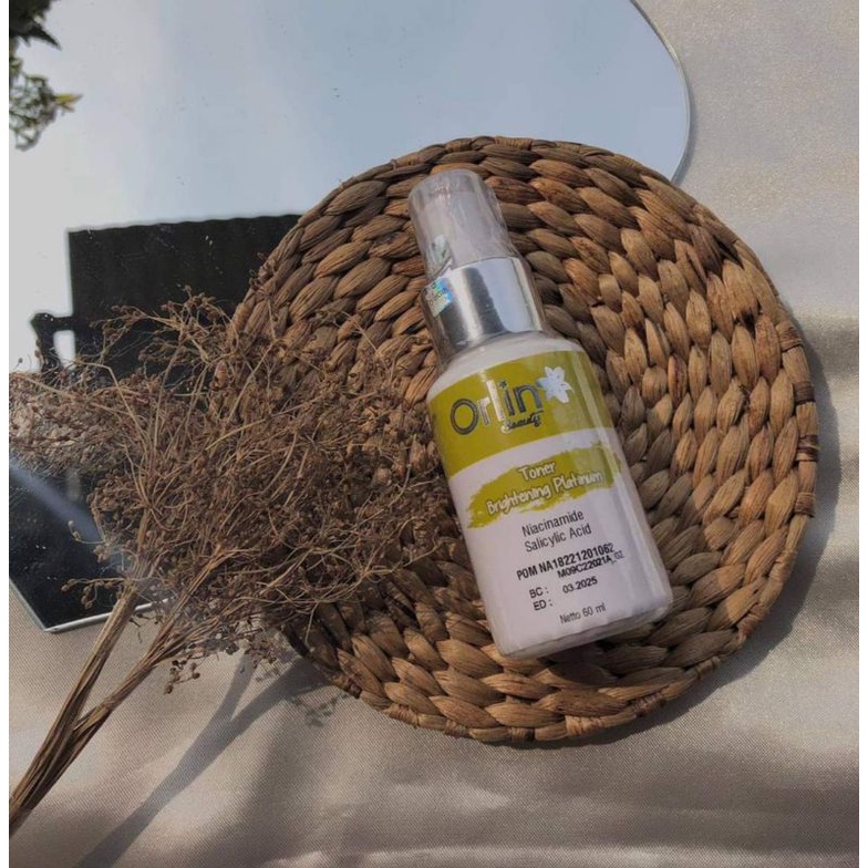 toner brightening orlin beauty/pembersih wajah spray/membuat wajah glowing/khusus untuk kulit normal