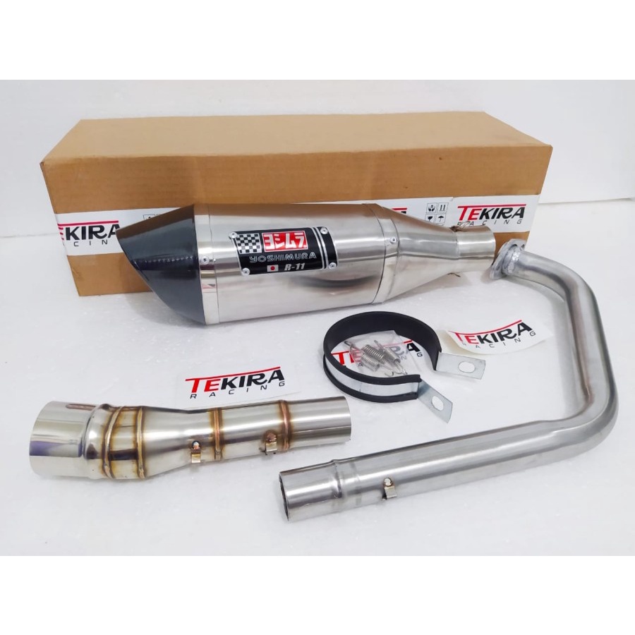 Knalpot Kolong All New CBR150 CBR 150R Facelift Lokal Yoshimura R11 - cbr facelift BERKUALITASS