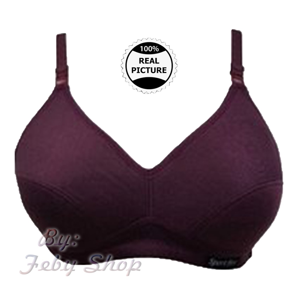 Bra Sport Tanpa Kawat Non Busa Fidilla/Nugros/Mirip sport - BH Lembut Murah