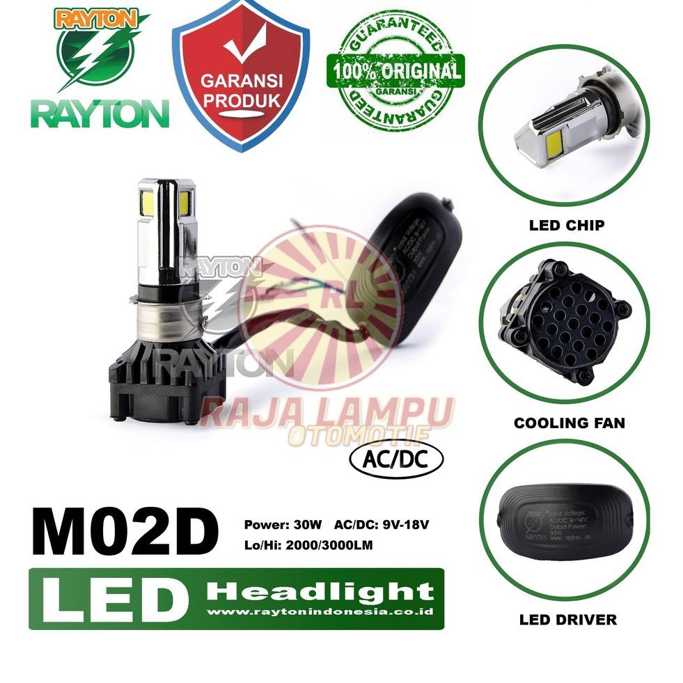 Lampu Depan RTD M02D 35w 3 SISI 3 mata LED RAYTON HEAD LAMP ORI GARANSI C5M6