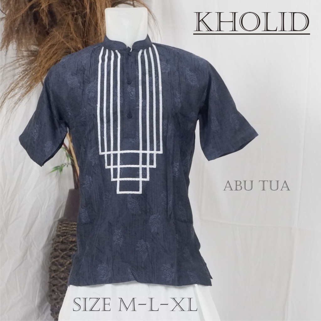 Baju Koko Fashion Muslim Pria Lengan Pendek Terbaru 2021