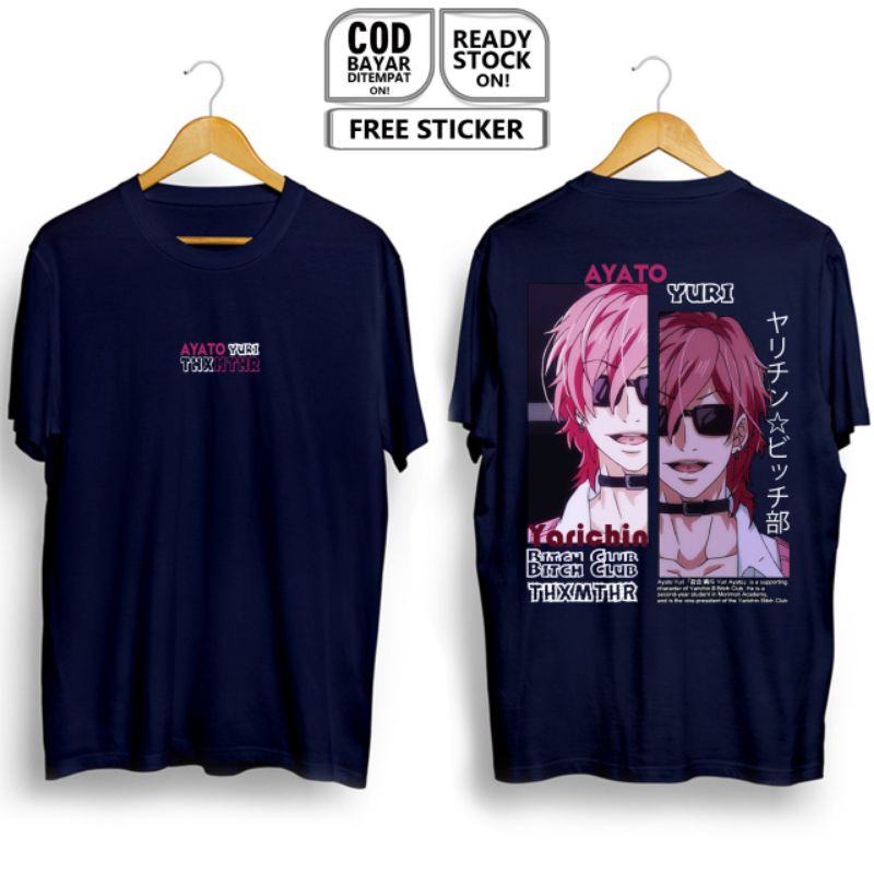 KAOS AYATO YURI YARICHIN BITCH CLUB TAKASHI YUU KASHIMA TAMURA FUJISAKI ANIME MANGA BAJU JEPANG COSP