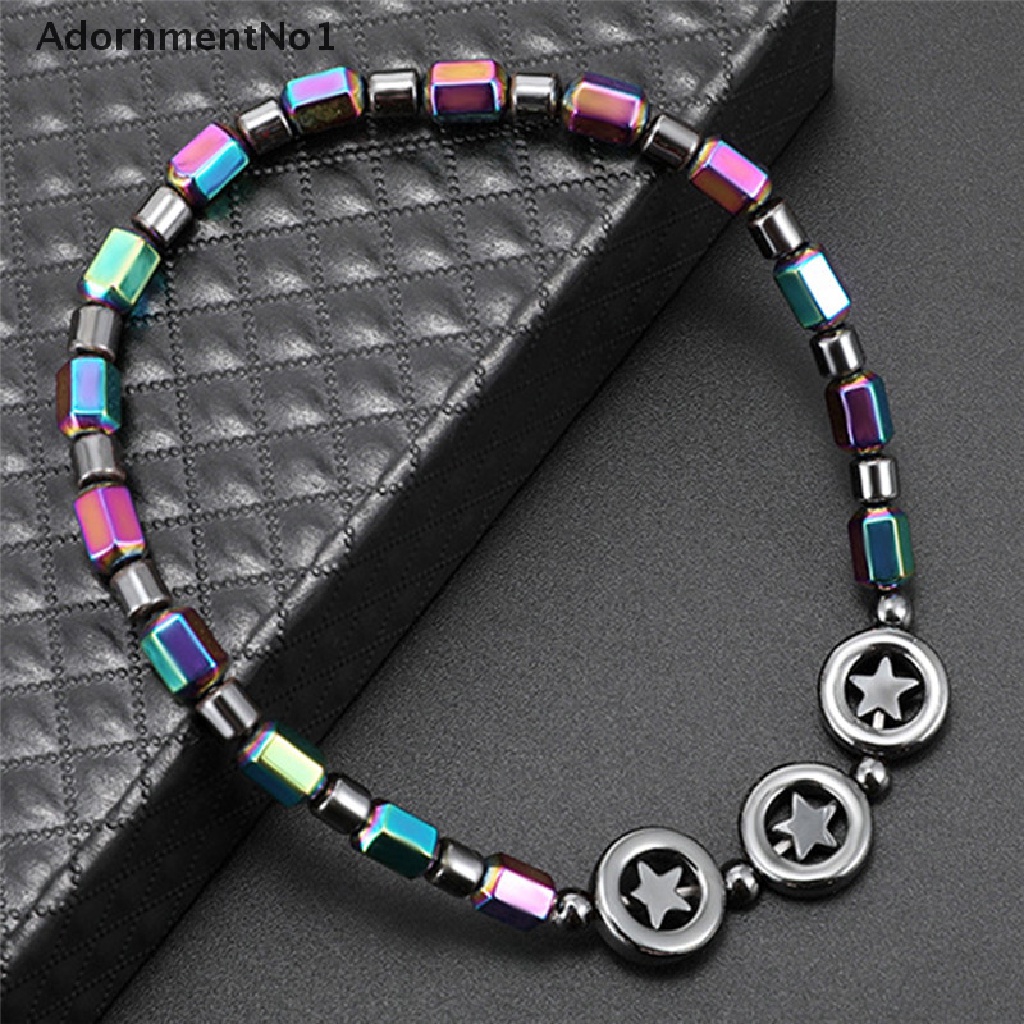 (AdornmentNo1) Gelang Kaki Batu Hematite Pelangsing / Penurun Berat Badan Untuk Wanita