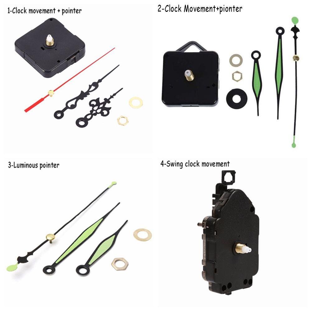 Solighter Clock Movement Mechanism Aksesoris Praktis Bandul Mute Klasik