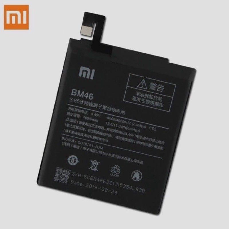 BM46 BATERAI ORIGINAL XIAOMI REDMI NOTE 3 / NOTE 3 PRO - ORI 100%