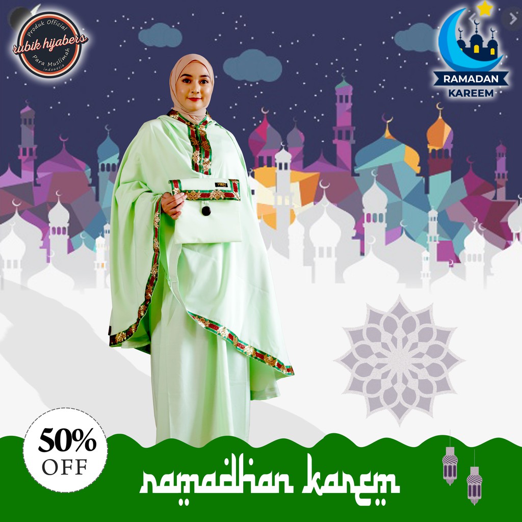 Mukena mukenah dewasa murah meriah bali bagus jumbo bagus adem jepang rayon adem ori lebaran