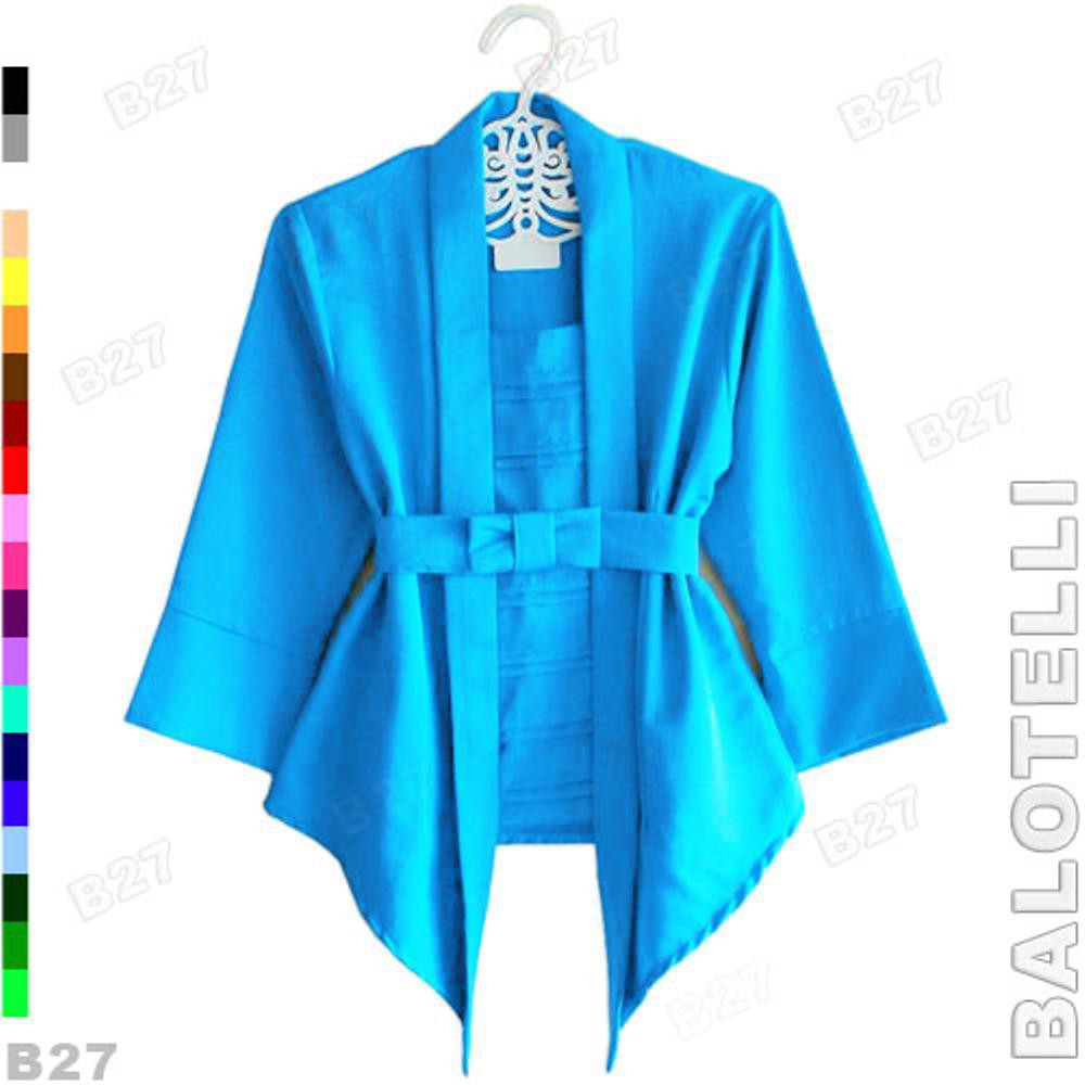 kebaya Baju Kebaya KUTUBARU R30 36 Bahan BALOTELLI   Biru Muda Berkualitas