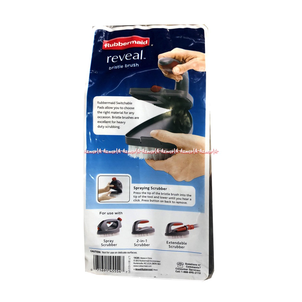 Rubbermaid Reveal Bristie Brush Spraying Scrub Refill Pel Rubermaid isi ulang