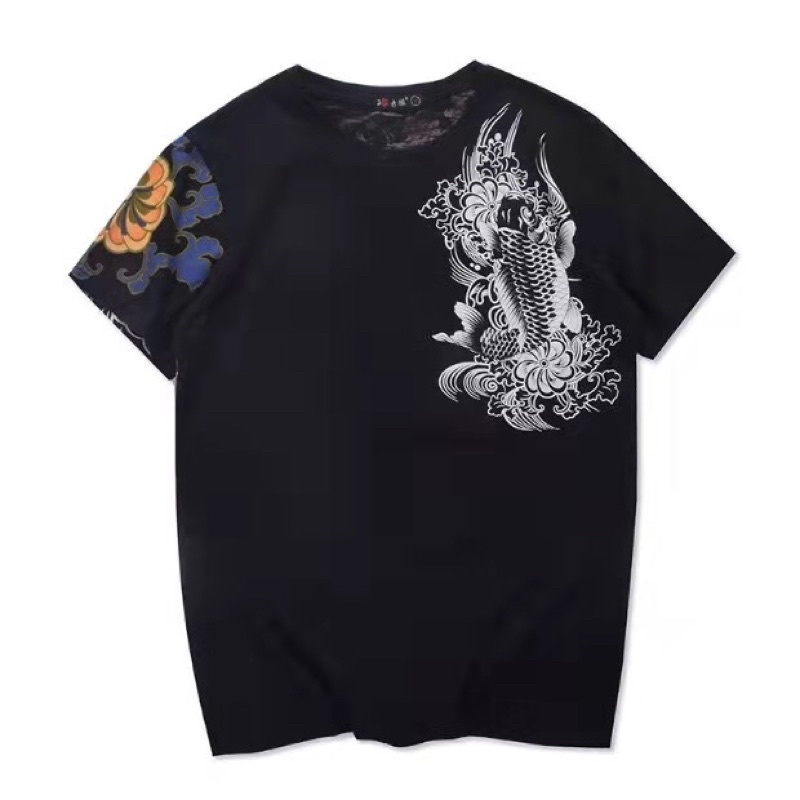 SK03 KAOS SUKAJAN IMPORT PRIA WANITA JEPANG KOREA KOI HARAJUKU ORIGINAL M-3XL JY28