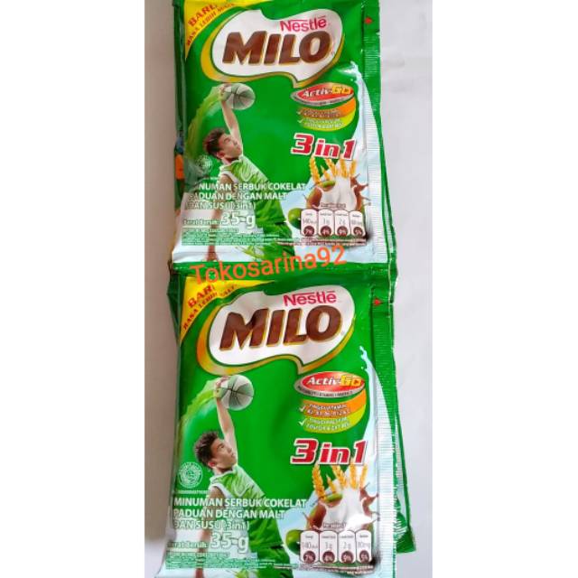 

Nestle Milo 3 in 1 (10 pcs)