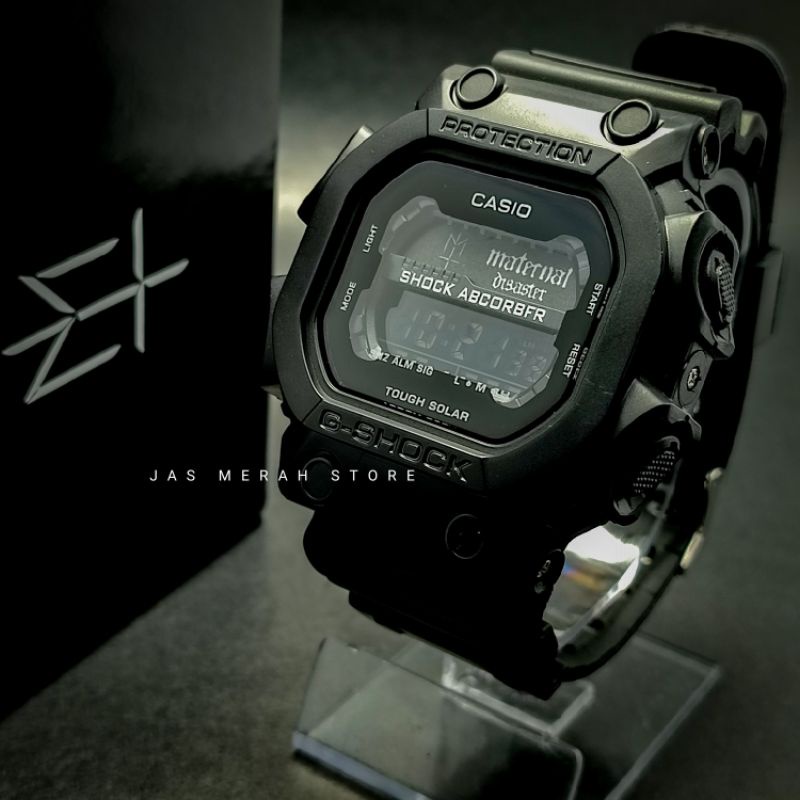 Jam Tangan Pria G Shock Kingkong X Maternal Ds Custom Full Black Include Bonus