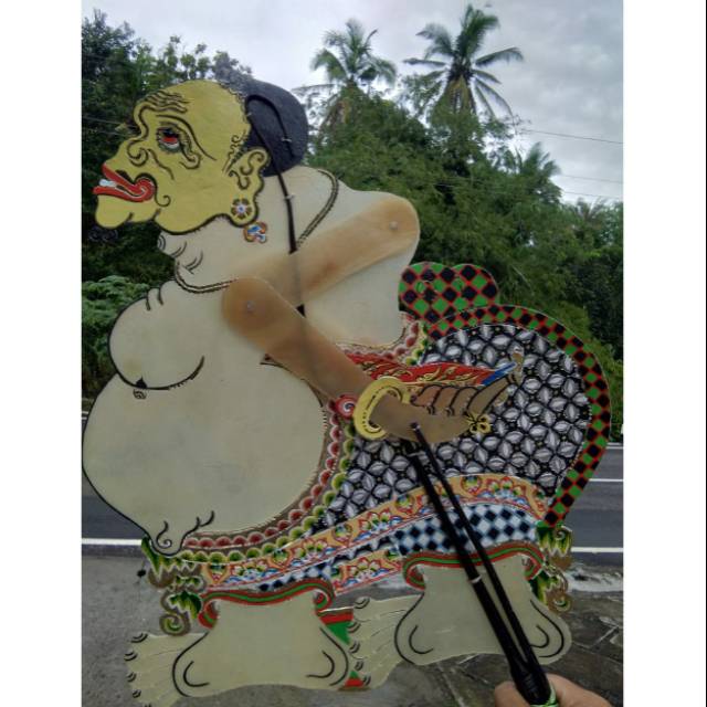 Wayang kulit asli semar bening