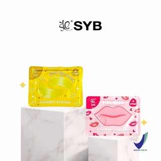 SYB Crystal Collagen Lip Mask / Collagen Crystal Gold Eye Mask BPOM / Mask Mata Bibir Untuk Melembab