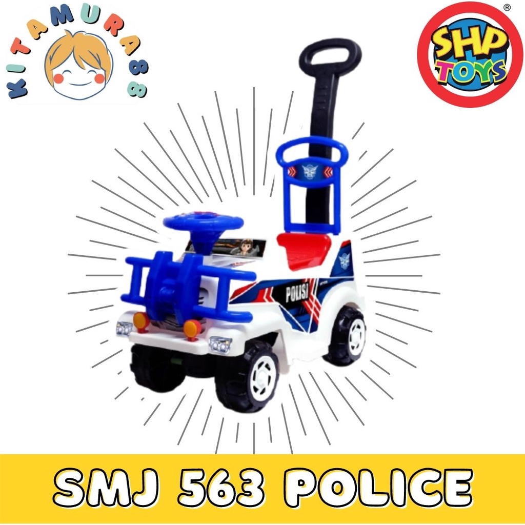 Mainan Anak Tunggang Dorong Polisi - SHP TOYS - SMJ 572 Police