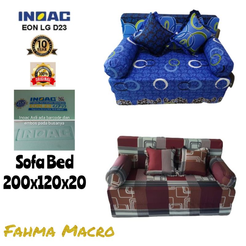 Sofabed inoac EON D23 ukuran 200x120x20  Original