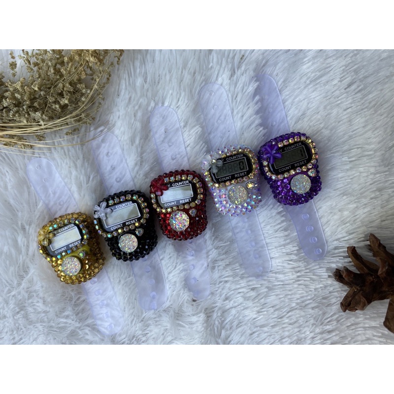 TASBIH DIGITAL SWAROVSKI cantik tasbih cristal tasbih hitung tasbih mutce tasbih blink blink