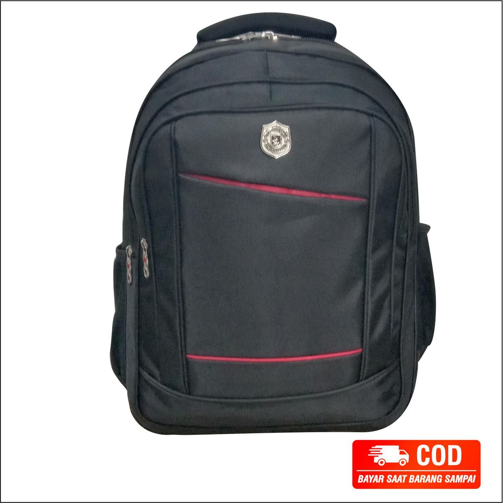 PG 9832 - Tas Ransel Laptop Bagpack Pria Wanita Model Polo Ukuran 18 Inch Bahan Tebal waterproof