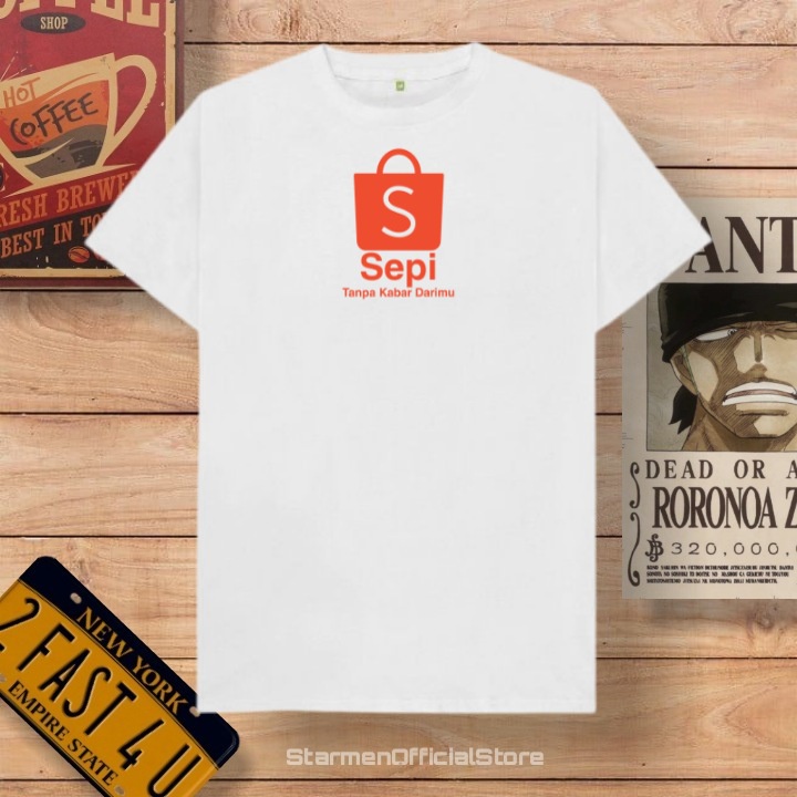 Kaos Distro Unisex SEPI Katun Combed 30s / sablon polyflex /polyflex premium / Pakaian Pria Wanita Atasan Cowok Cewek /kaos kekinian / kaos viral / tshirt tumbrl tee basic /SIZE M , L , XL , XXL / kaus oblong oversize kaos murah best seller ready