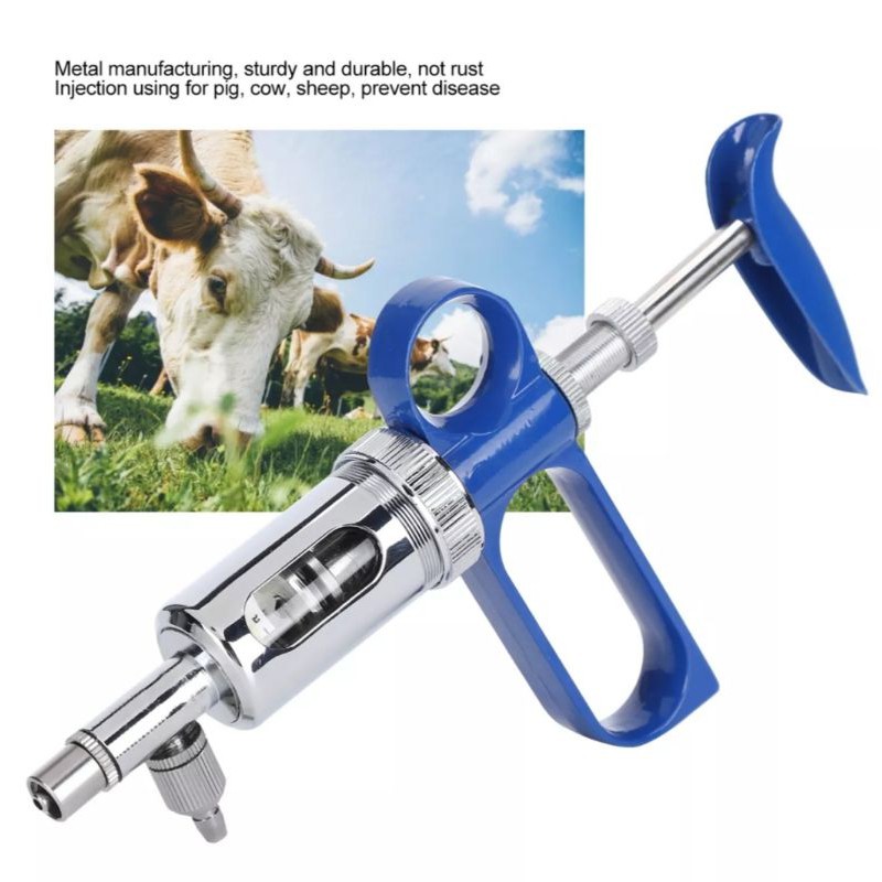 Suntikan otomatis drench gun cekok sapi domba kambing 10Ml Drenching drencher spoit otomatis babi sapi bukan socorex medion alat suntik kerbau