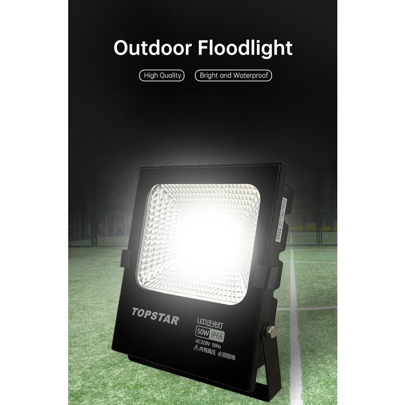 Topstar 220V Led Flood Light 50W 100W Waterproof LED Flood Light