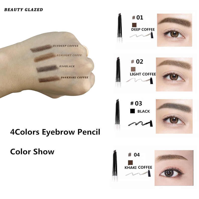 Beauty Glazed Double Head Eyebrow Pencil Beauty Glazed Pencil Alis  Beauty Glazed Pensil Alis Beauty Glazed Eyebrow Beauty Glazed