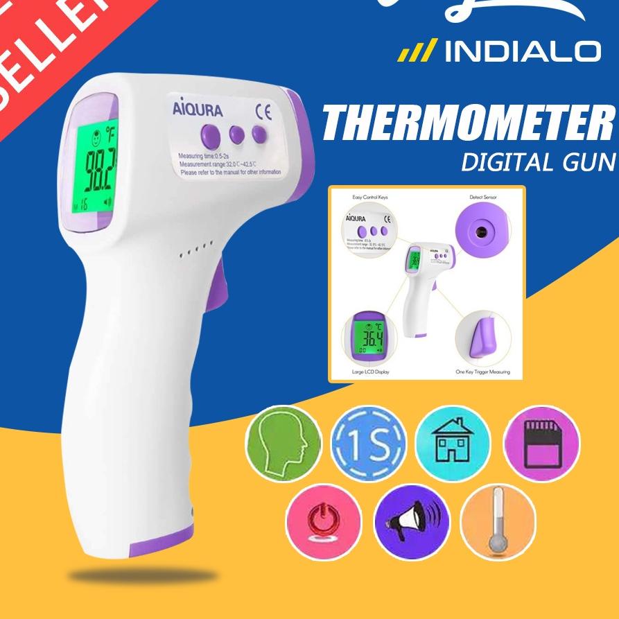 AIQURA Thermometer Gun Infrared Digital Thermometer